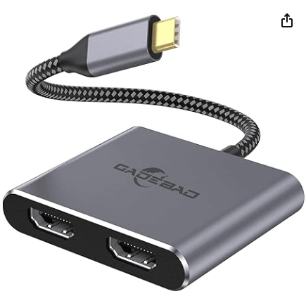 USB Type-C デュアルHDMIハブ
