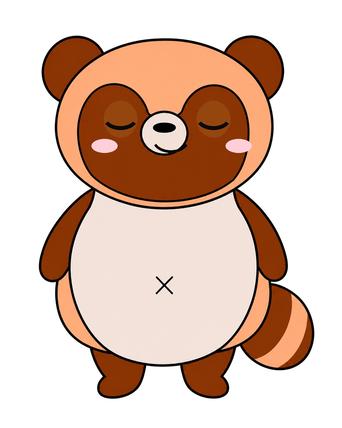 たぬちゃん 笑顔