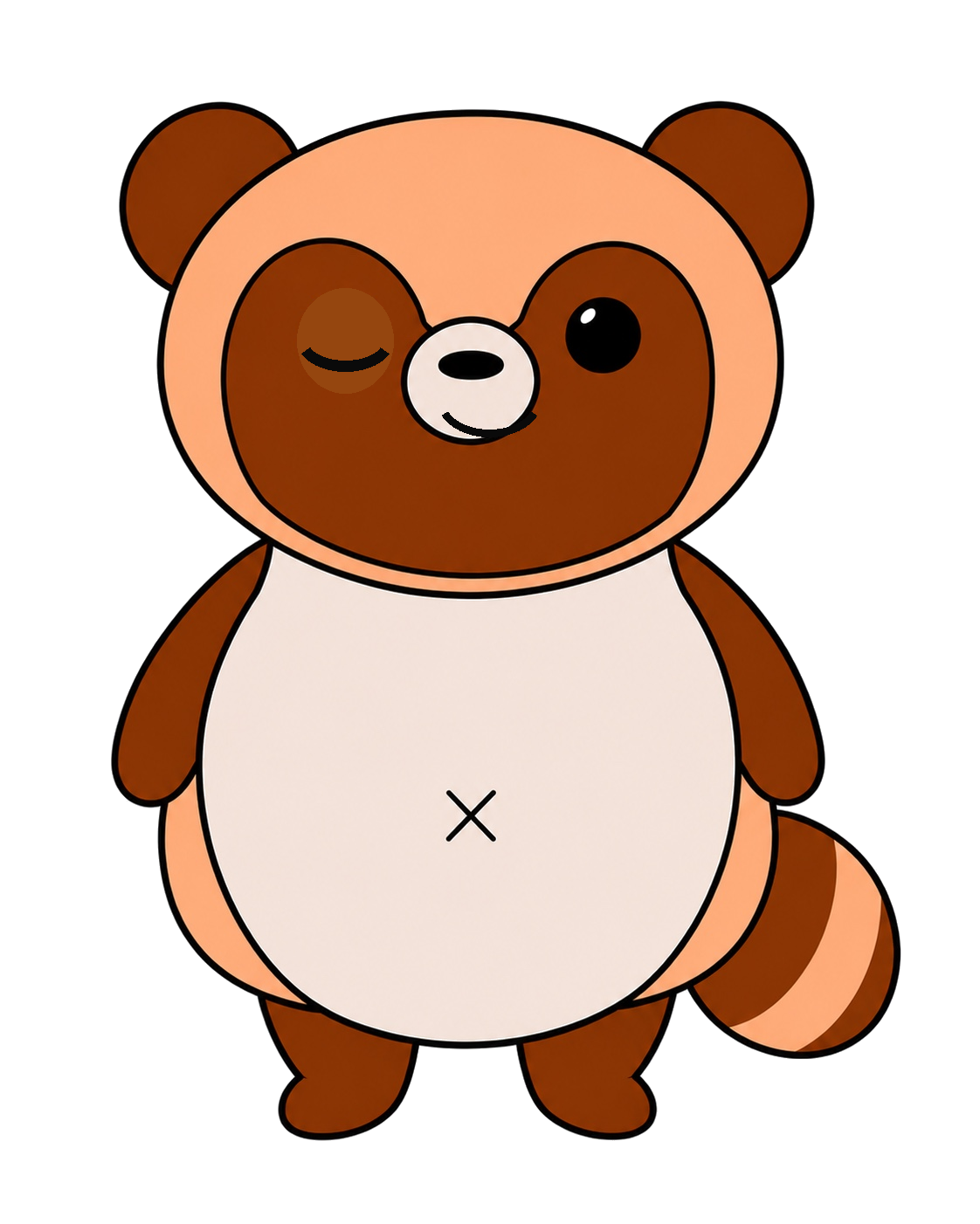 たぬちゃん ウインク